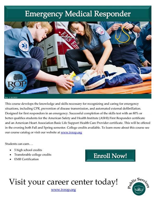 Click link for course information flyer